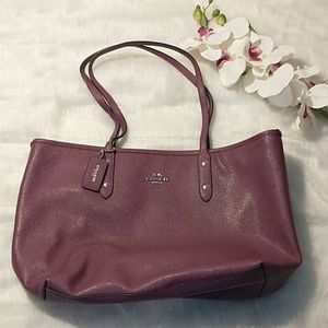 Plum Coach purse